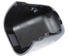 VAG NAUJAS ORIGINALUS VW SEAT SKODA GALINIO VAIZDO VEIDRODĖLIO APDAILOS DANGTELIS PLASTIKINIS SATINO JUODOS SPALVOS