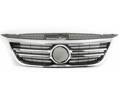 VAG Naujas originalus VW TIGUAN (08-11) priekinis bamperis chromuotas radiatoriaus grotelės 5N0853651C2ZZ