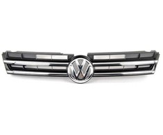 VAG NAUJAS ORIGINALUS VW TOUAREG 11-14 PRIEKINIS BAMPERIS CENTRINIS VIRŠUTINIS GROTELĖ 7P6853651A ZLL