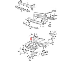 VAG NAUJAS VW GOLF CABRIOLET R32 GTI RABBIT SPOILER Juodas 5K0807110B041 ORIGINALUS