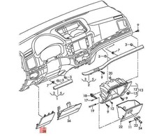 VAG NAUJAS VW SEAT SHARAN KAPOTAS FUSIŲ LAIKIKLIUI KUKURŪZŲ ŠILKO BEIGE 7N1857504A95T