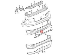 VAG NAUJAS VW T-CROSS C11 SPOILERIS SATINO Juodas 2GM8075219B9 ORIGINALUS