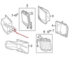 VAG NAUJAS VW TOUAREG 7P5 ORA KONDICIONIERIAUS ĮKROVIMO DEBESYS 7P6117336A ORIGINALUS