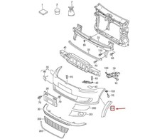 VAG NAUJAS VW TOURAN 1T KAIRĖS PRIEKINĖS APATINĖS RATO ARKOS DANGTIS 1T0805583A9B9 ORIGINALUS