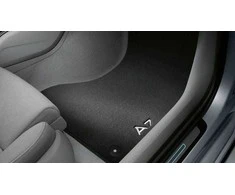 VAG NAUJI ORIGINALŪS AUDI A7 11-18 PRIEKINIAI IR GALINIAI PREMIUM JUODI AUDINIAI KILIMĖLIAI LHD