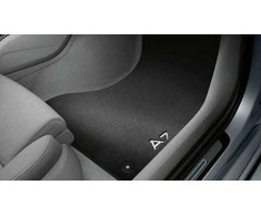 VAG NAUJI ORIGINALŪS AUDI A7 11-18 PRIEKINIAI IR GALINIAI PREMIUM JUODI AUDINIAI KILIMĖLIAI LHD