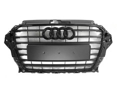 VAG OEM AUDI A3 S3 8V PRIEKINIS BAMPERIS RADIATORIAUS GROTELĖ 8V3853651CKA ORIGINALUS