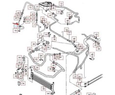 VAG OEM AUDI Q7 4L DEŠINĖS PUSĖS ŠALTOJO SKYSČIO ŽARNOS VAMZDIS 059121398B ORIGINALUS 2015