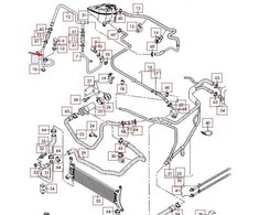 VAG OEM AUDI Q7 4L DEŠINĖS PUSĖS ŠALTOJO SKYSČIO ŽARNOS VAMZDIS 059121398B ORIGINALUS 2015