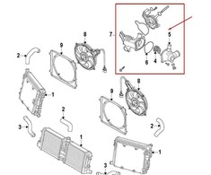 VAG OEM AUDI R8 42 VARIKLIO VANDENS PUMPĖ 079121013M ORIGINALI