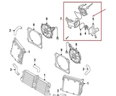 VAG OEM AUDI R8 42 VARIKLIO VANDENS PUMPĖ 079121013M ORIGINALI