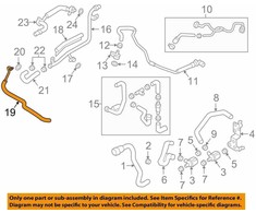 VAG OEM GENUINE AUDI A4 AUŠINIMO VANDENS ĮVADINIS VAMZDIS 06L121492R