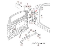 VAG Originali durų vyrių Audi 4L0831401B