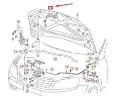 VAG Originali gaudyklė VW Passat 4Motion Variant Santana 3AA823480