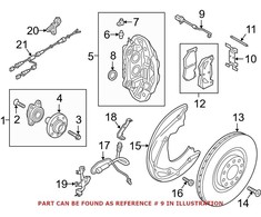 VAG Originali OEM disko stabdžių kaladėlių nusidėvėjimo jutiklis Audi 80A615121A