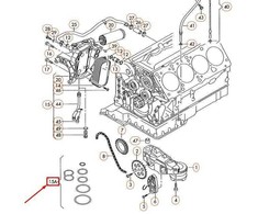 VAG Originali tarpiklių rinkinys alyvos filtro laikiklio AUDI VW A6 Universalus 077198405