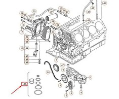 VAG Originali tarpiklių rinkinys alyvos filtro laikiklio AUDI VW A6 Universalus 077198405