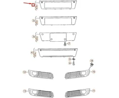 VAG Originalus AUDI A8 S8 quattro numerių laikiklis juodas blizgus