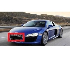 VAG Originalus AUDI R8 priekinio grotelių numerio plokštės užpildas, pašalintas, blizgus juodas 420807285HT94