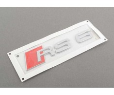 VAG Originalus Audi RS6 etiketės ženklelis