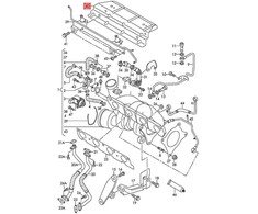 VAG Originalus AUDI TT Coupe Roadster TTS 8J3 8J9 Dangtelis 06H129597J