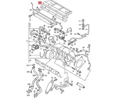 VAG Originalus AUDI TT Coupe Roadster TTS 8J3 8J9 Dangtelis 06H129597J