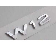 VAG Originalus Chrome W12 Inscription VW Phaeton 3D 3D0853675S739