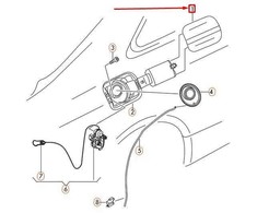 VAG Originalus degalų bako dangtelis AUDI A5 S5 kabrioletas 8F0809907GRU
