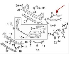 VAG Originalus galinis dangtelis kairėje AUDI Q7 4M0807749B