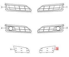 VAG Originalus galinis dangtelis kairėje AUDI A8 S8 Quattro 4H0807151B