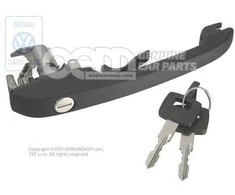 Vag Originalus Išorinis Durų Rankena Juoda 861837206C