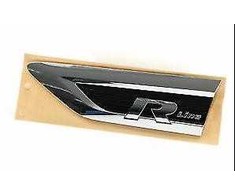 VAG Originalus juodas ryškus chromo R-LINE ženklelis 5NA853688ADPJ