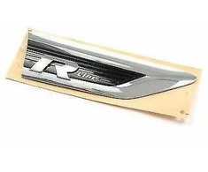 VAG Originalus juodas ryškus chromo R-LINE ženklelis 5NA853688ADPJ