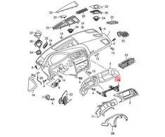 VAG Originalus rėmas centras AUDI A4 allroad quattro Avant S4 8K0858969