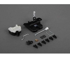 VAG Originalus satino juodas dangtelio užraktas VW Golf R32 GTI Rabbit 1J1 1J5 9B1 1J6827505CB41