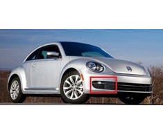 VAG Originalus satino juodas ventiliacijos groteles VW Beetle kabrioletui 5C1 5C7 5C5853666C9B9