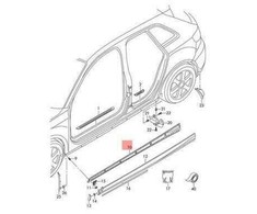 VAG Originalus saugos juosta dešinė AUDI A3 S3 Sportback Lim. Quattro. Rs3 8V4854536A