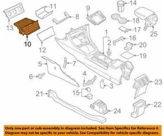 VAG Originalus Titan juodas saugojimo skyrius VW e-Golf Golf 5G1863391F82V