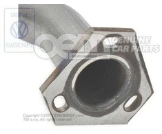 VAG Originalus Volkswagen tarpinis vamzdis NOS Quantum Audi 4000 Coupe 32 323253301A