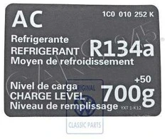 VAG Originalus VW Beetle Cabrio Cabriolet lipdukas oro kondicionieriui 1C0010252K