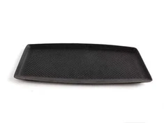 VAG Originalus VW Bora Golf R32 Satino Juodas Įdėklas Viršutinė Centrinė 1K08581679B9