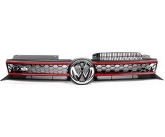 VAG Originalus VW Golf Mk6 GTI 08-13 Priekinis Bamperis Viršutinė Centrinė Grotelė 5K0853651AKATK OEM
