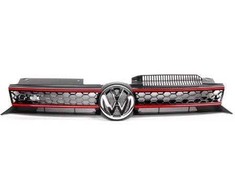 VAG Originalus VW Golf Mk6 GTI 08-13 Priekinis Bamperis Viršutinė Centrinė Grotelė 5K0853651AKATK OEM