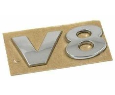 VAG Originalus VW Touareg 2011- V8 Galinis Pavadinimas Raidžių Ženklelis Emblema