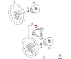VAG Originalus VW Volkswagen Golf MK 7 R vairo dangtelio ženklelis chromuotas