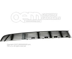 Vag Oro Air Intake Grille Satin Juodas Volkswagen Passat 3B 1997 2000 Originalus 3B0853677BB41