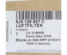 Vag Oro Filtras Audi Tt Rs 8j 2006 2014 Originalus 8J0129607C