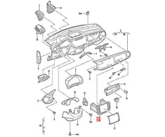 Vag Oro Pusiau Baltas Oro Nozdiuku Dangtelis 2012 2019 Volkswagen Beetle 5C1858069GC9A