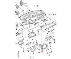 Vag Oro Pusiau Baltas Oro Nozdiuku Dangtelis 2012 2019 Volkswagen Beetle 5C1858069GC9A
