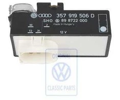 Vag Oro Šildytuvo Ventiliatorius Valdiklis Golf Mk3 Passat B4 Originalus 357919506D